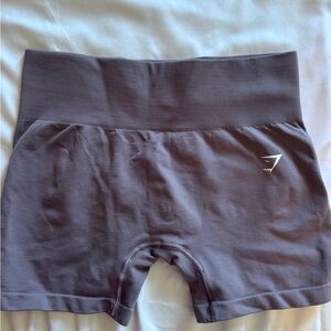 Gymshark Women's Gray Purple Bike Shorts